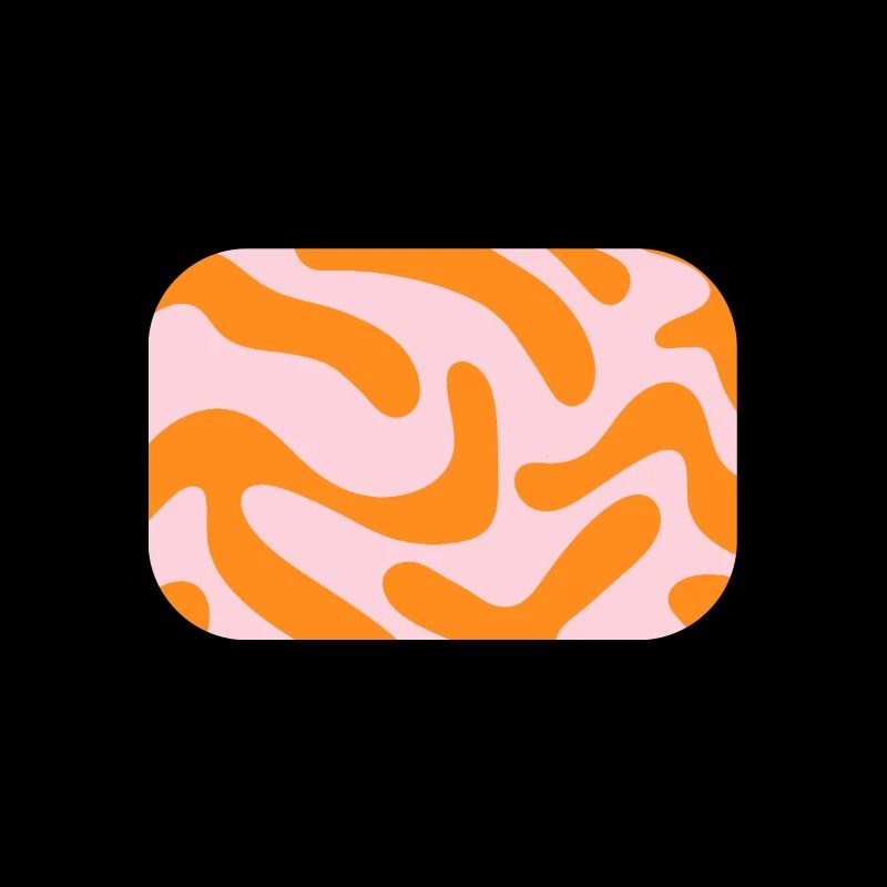 Funky tiger - orange rosa