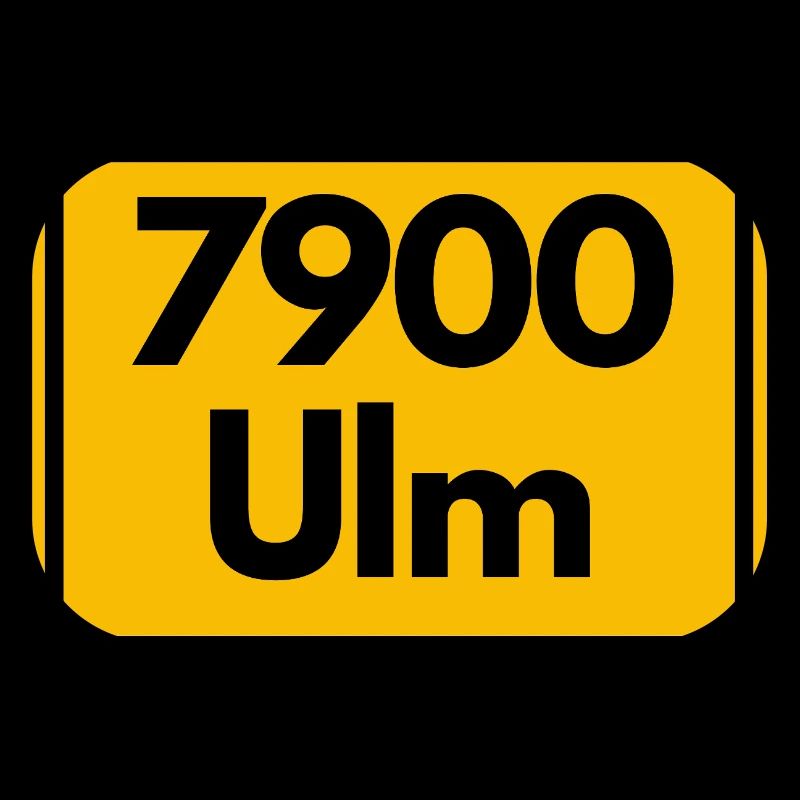 ANCIEN CODE POSTAL RETRO 7900 ULM MÜNSTERSTADT