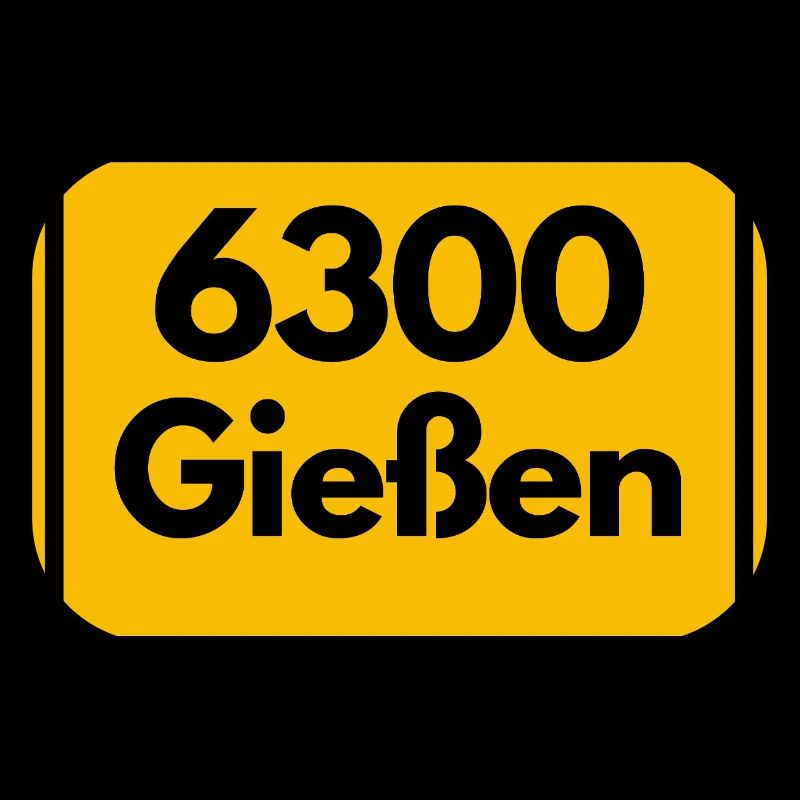OLD POSTCODE ZIP CODE RETRO 6300 GIESSEN