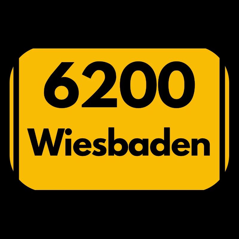 ANCIEN CODE POSTAL RETRO 6200 WIESBADEN