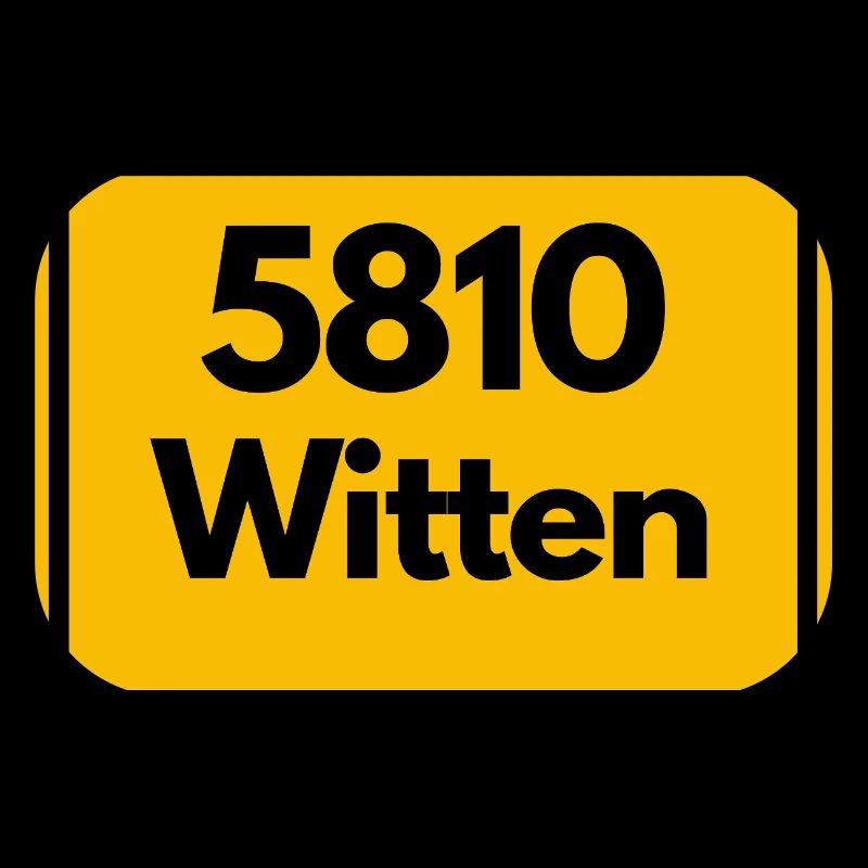 ANCIEN CODE POSTAL RETRO 5810 WITTEN RUHRGEBIET