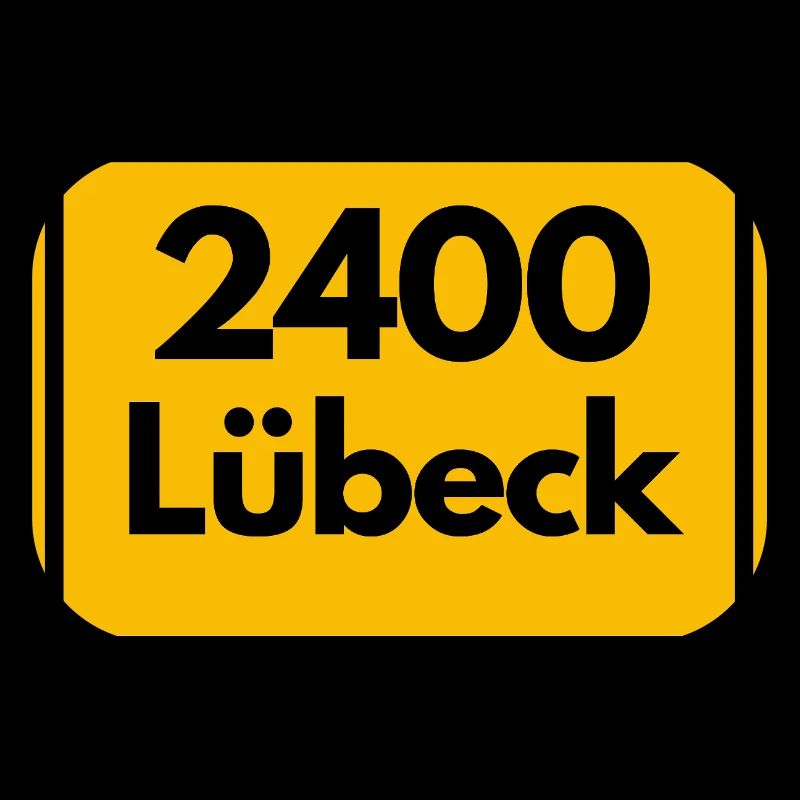 ANCIEN CODE POSTAL RÉTRO 2400 LÜBECK HANSEPERLE