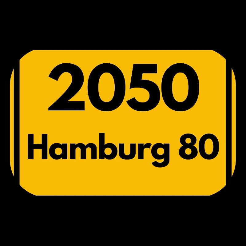 OLD POSTCODE POSTCODE RETRO 2050 HAMBURG 80 - ELBE