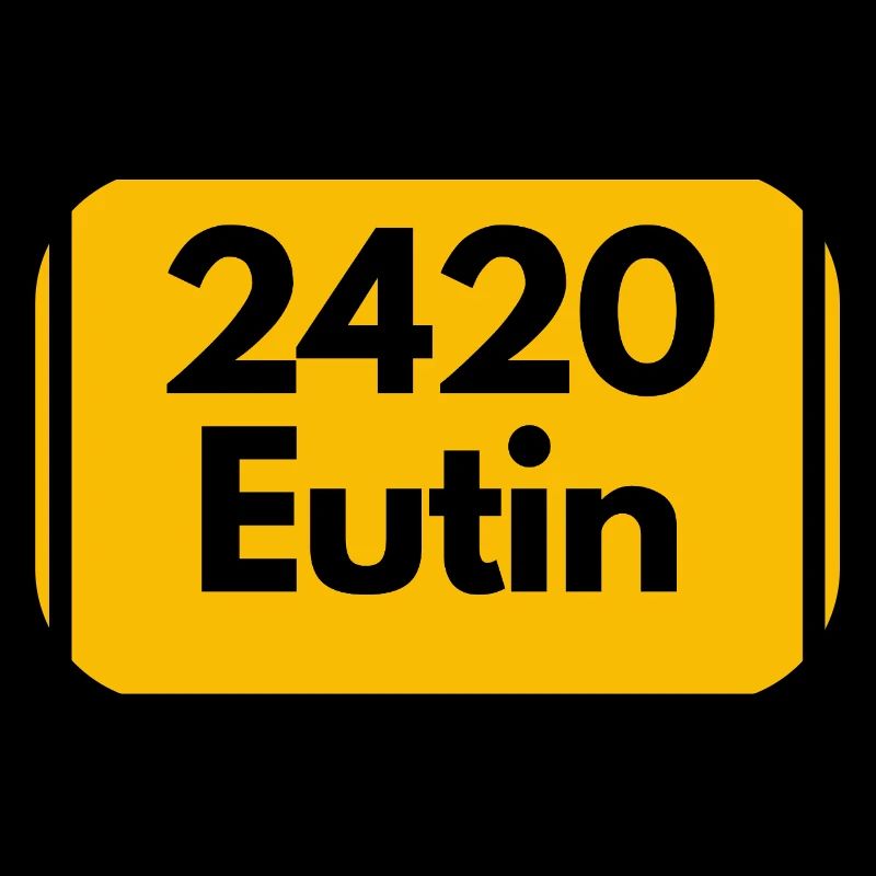 ANCIEN CODE POSTAL RÉTRO 2420 EUTIN – SCHLOSS