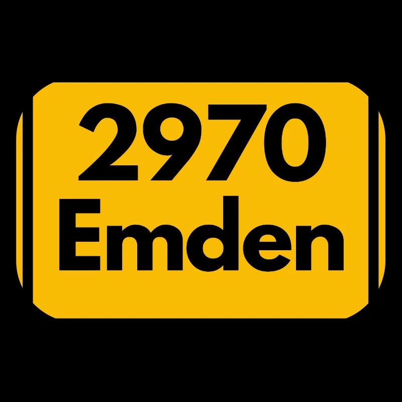 ALTE POSTLEITZAHL PLZ RETRO ⚓ 2970 Emden Moin moin