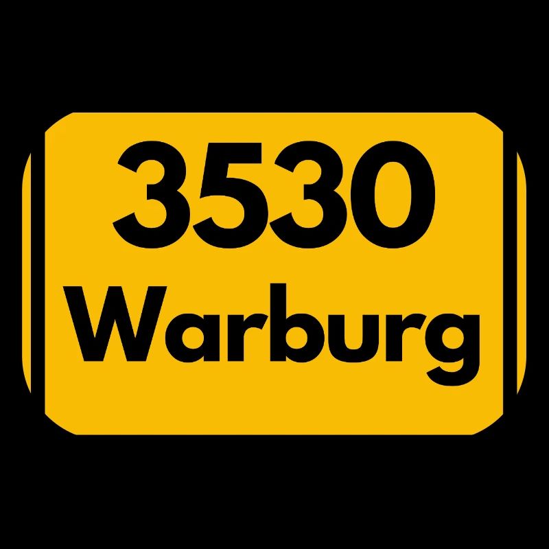 ANCIEN CODE POSTAL RETRO 3530 WARBURG HANSEMAUE
