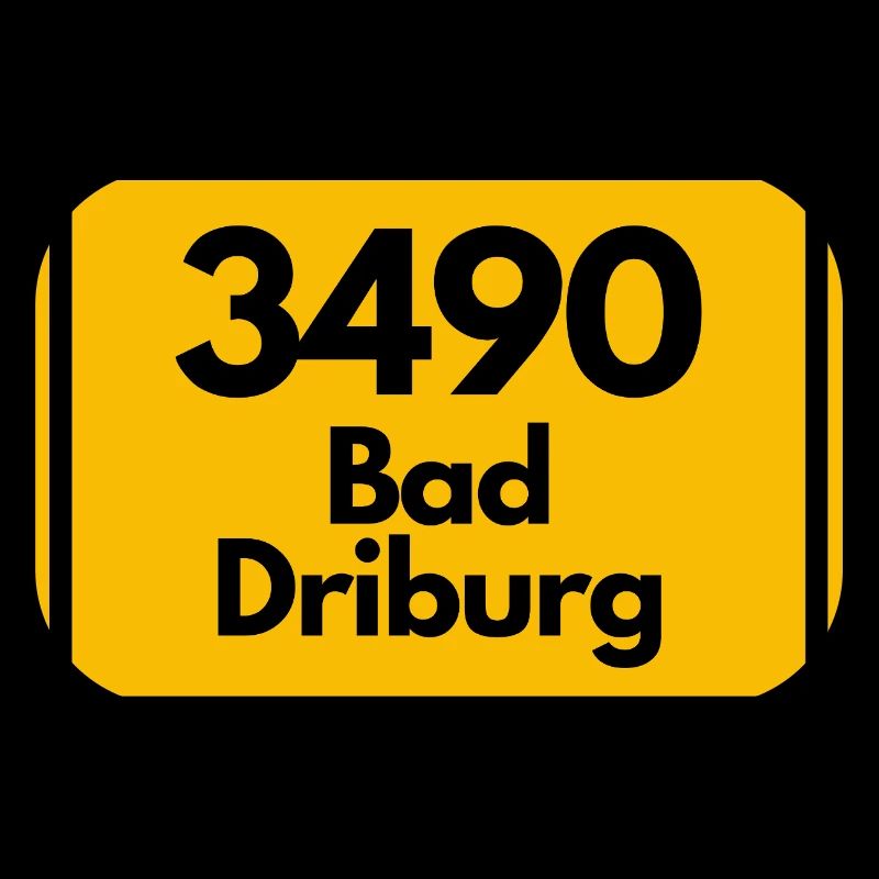 ANCIEN CODE POSTAL RETRO 3490 BAD DRIBURG