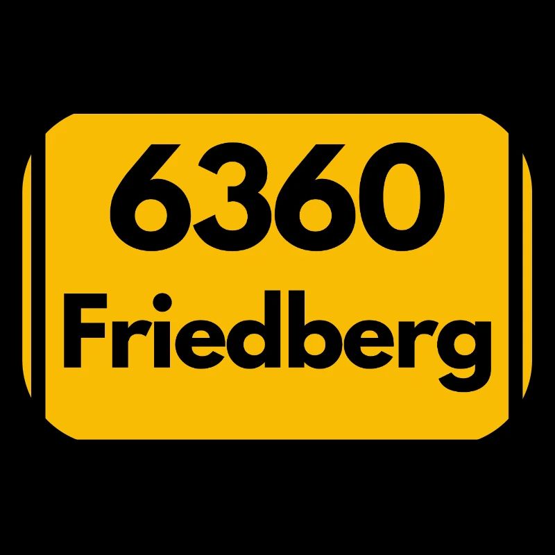 ANCIEN CODE POSTAL RÉTRO 6360 FRIEDBERG HEIMAT