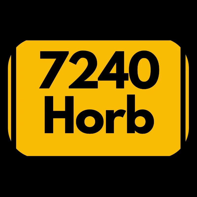 ANCIEN CODE POSTAL RETRO 7240 HORB HEIMATSTOLZ