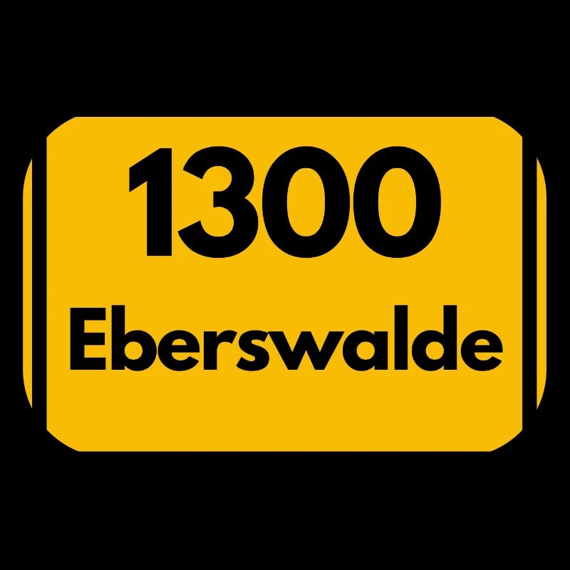 OLD POSTCODE ZIP CODE RETRO 1300 EBERSWALDE HEIMAT