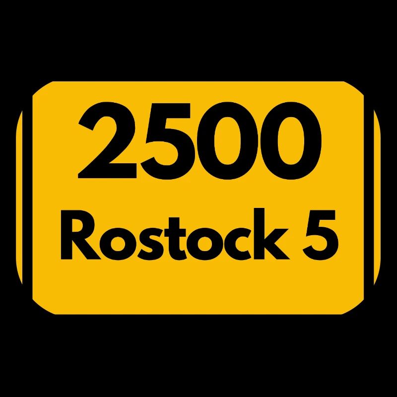 ANCIEN CODE POSTAL RETRO 2500 ROSTOCK 5 HEIMAT