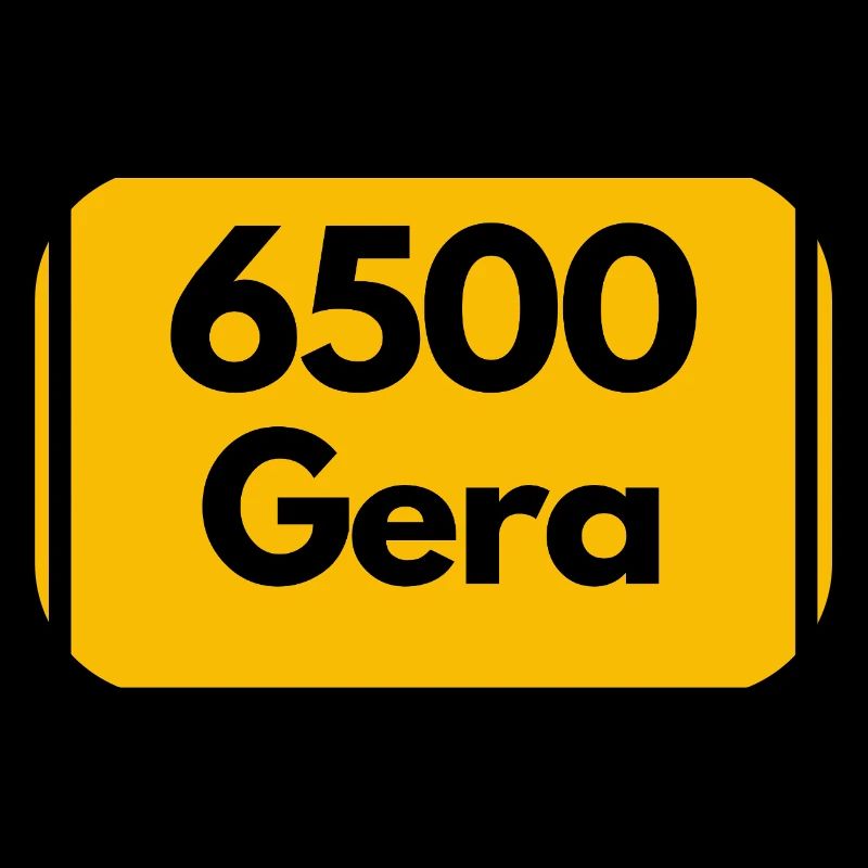 Alte Postleitzahl 6500 Gera, Thüringen, PLZ