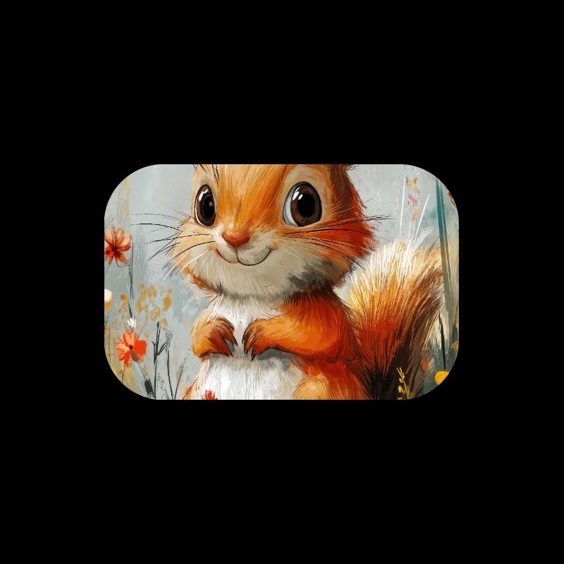 Illustration eines Eichhörnchens