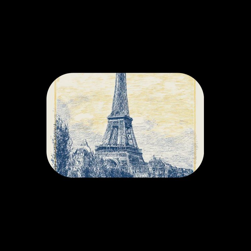 Paris Eiffel Blueprint