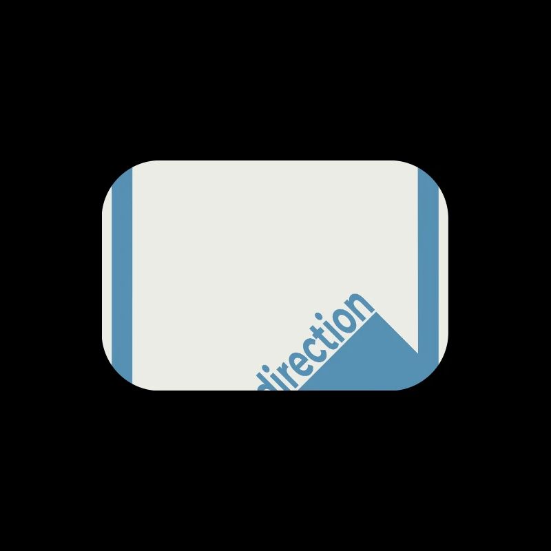 Direction Poster Blue – Modern Minimal