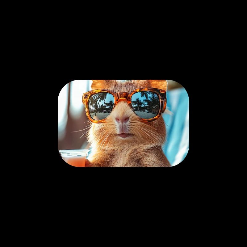 Cochon d’Inde dans une chaise longue