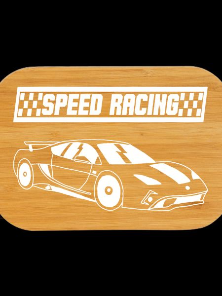 Voiture de course blanche