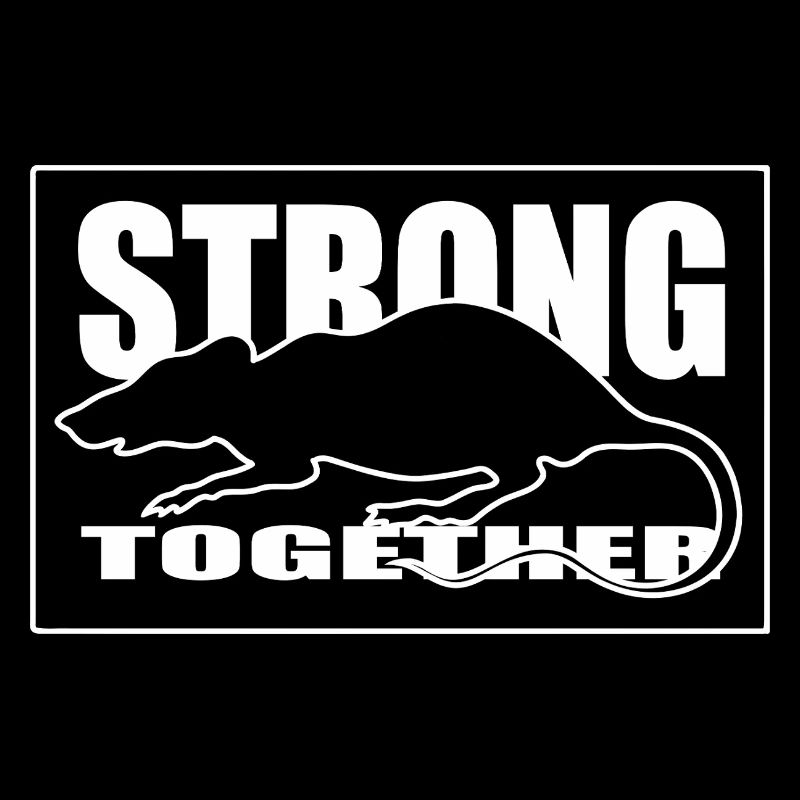 Unity Rongeur Silhouette Graphic Tee blanc