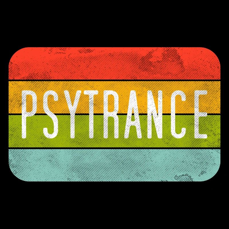 Psytrance Rayures Arc-en-ciel