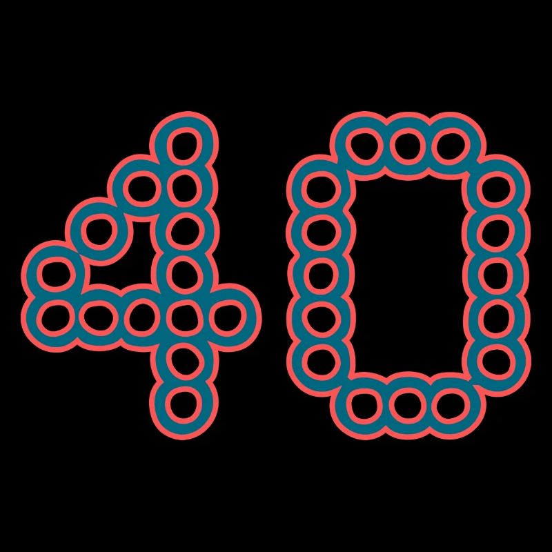 40. 40 ANS. 40e ANNIVERSAIRE. ANNIVERSAIRE 40 ANS.