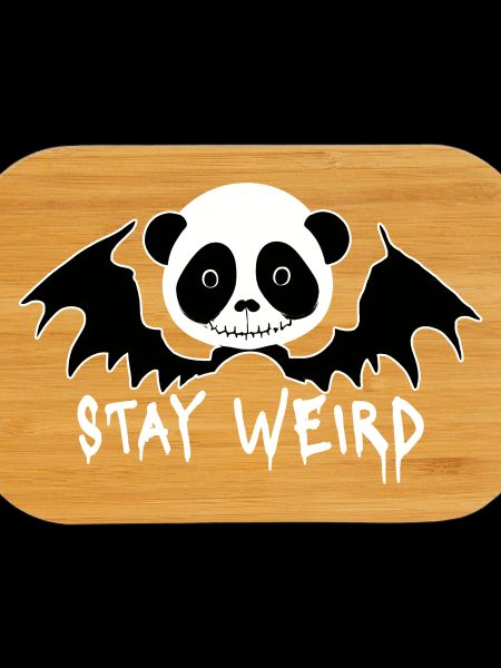 Restez bizarre Goth Panda
