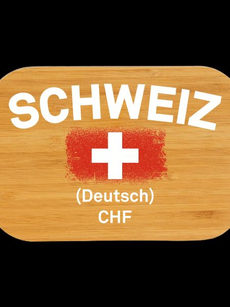Schweizer Flagge CHF-Emblem