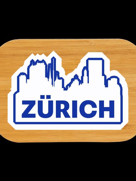 Zurich Skyline Logo Print