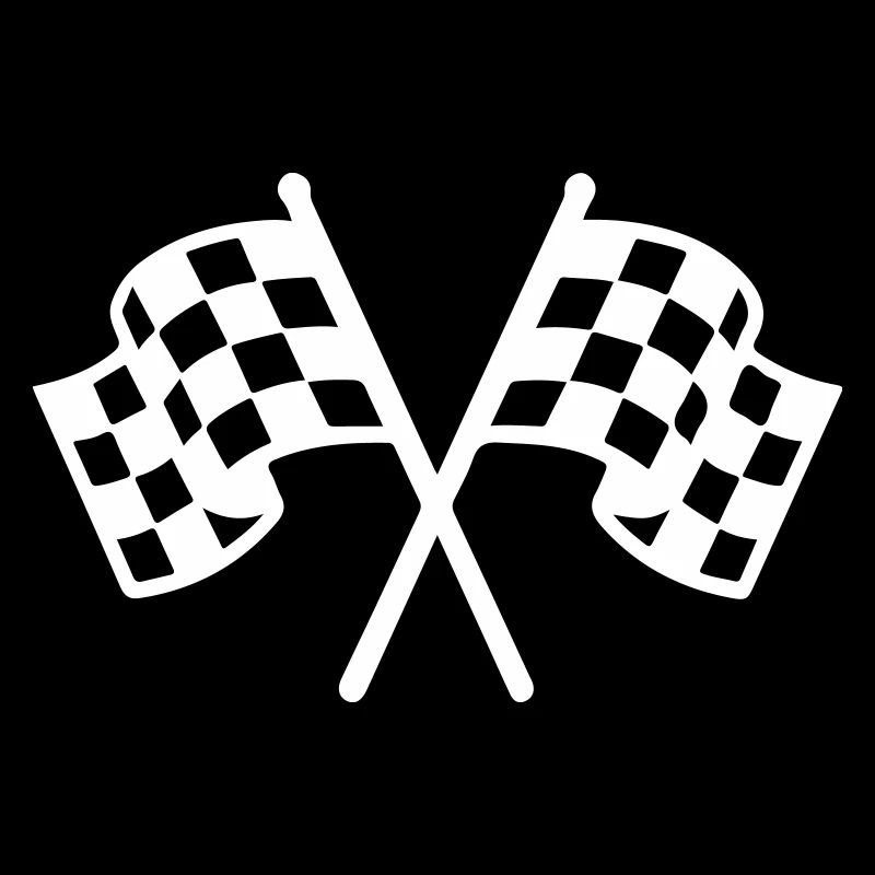 Icône du drapeau de course
