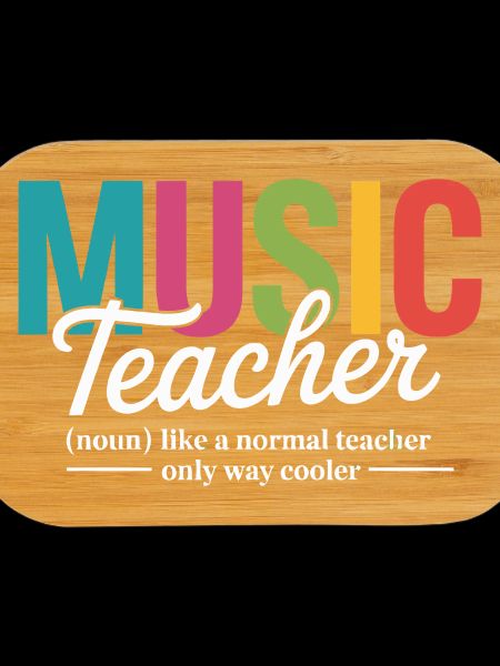 Vibrant Music Teacher Illustration