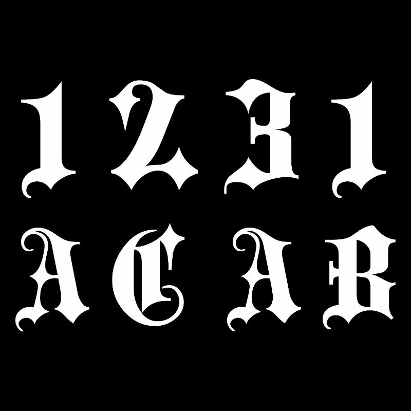 Gothic Monogram 1231