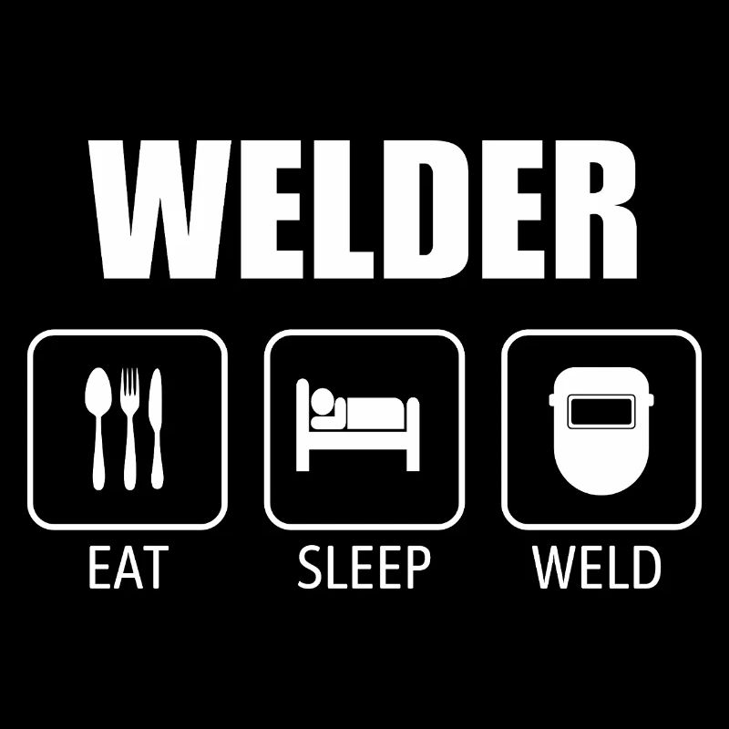 Welder Eat Sleep Repeat Funny Welding Design