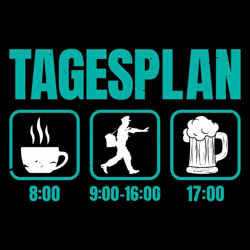 Postman DAILY SCHEDULE Delivering Packages Funny