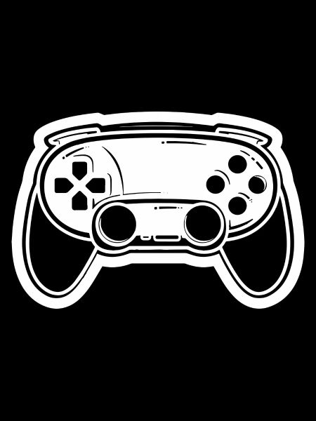 Video Game Controller Drawing