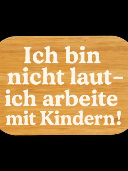 Ich bin nicht laut (hellbeige)