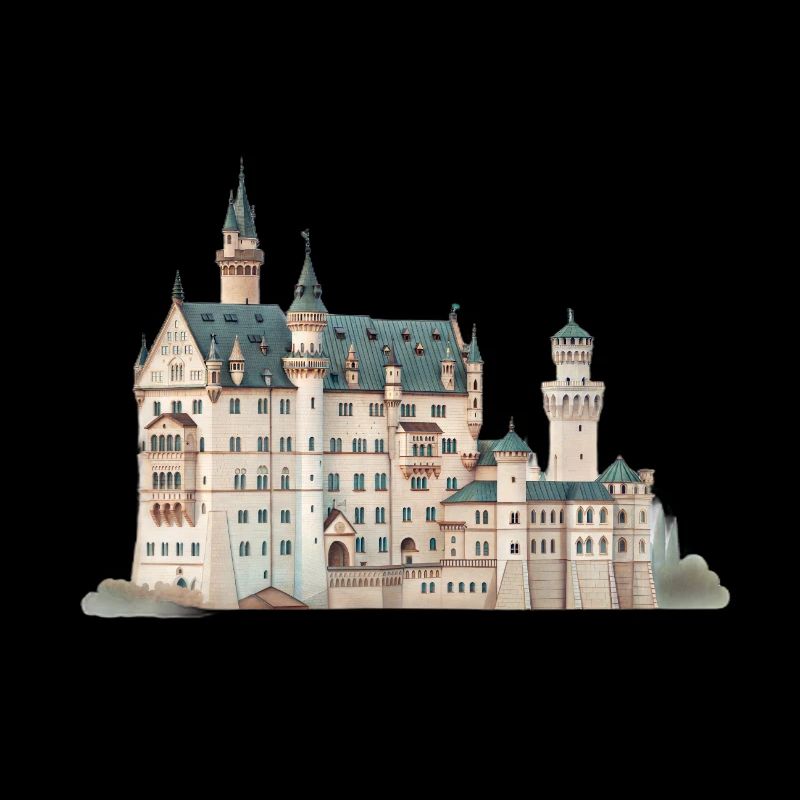 Märchenburg Neuschwanstein, Bavaria, Germany