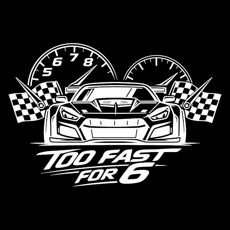 Trop rapide pour une voiture de course de 6