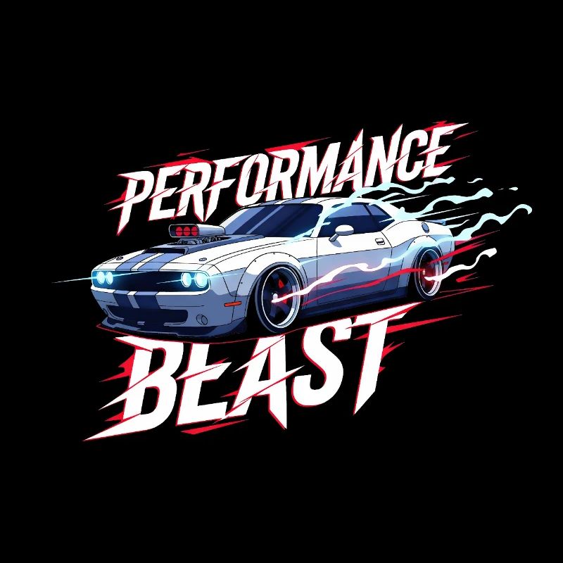 Conception de performance de muscle car