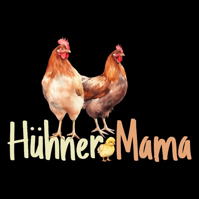 Hühner Mama Muttertag Mutterschaft Mama Elternteil
