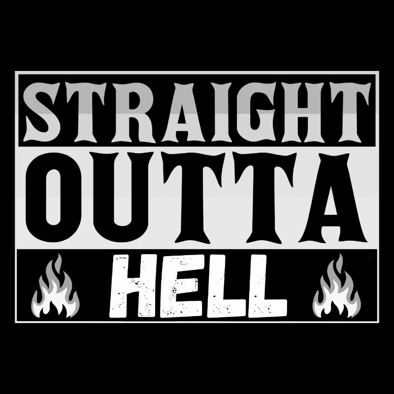 Straight Outta Hell Design