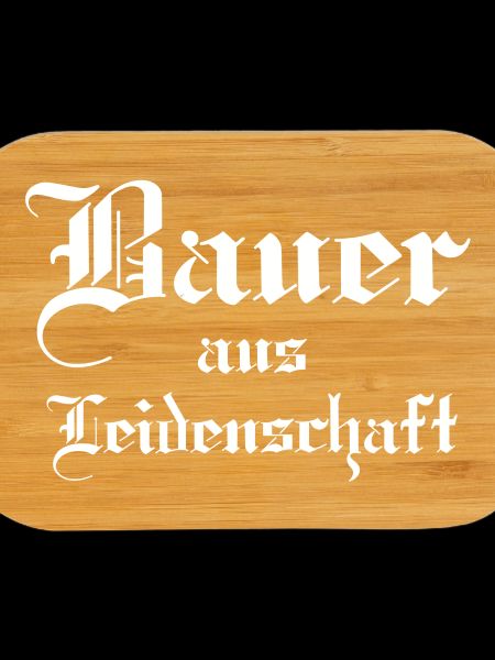 Leidenschaftlicher Bauer
