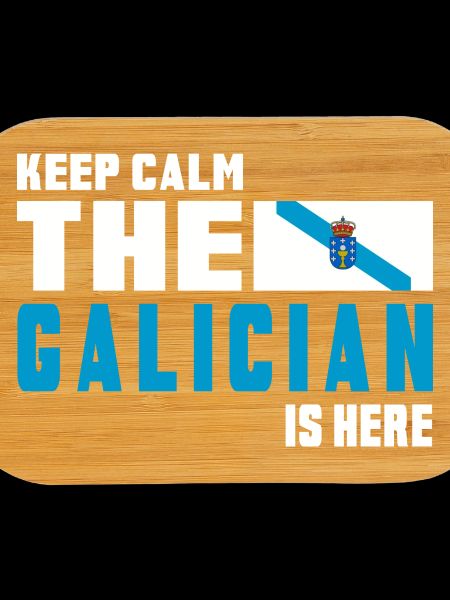 keep calm Galicia flags design