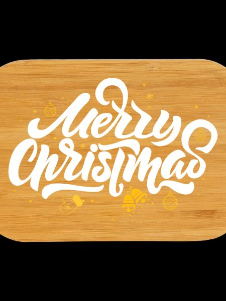 Merry Christmas Script & Ornaments