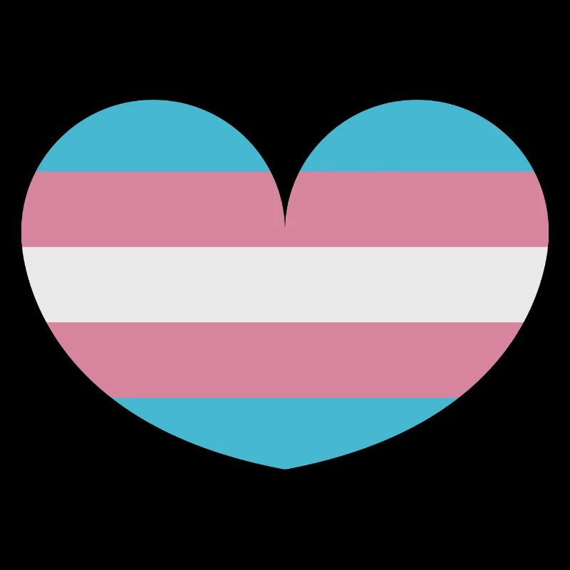Drapeau trans heart