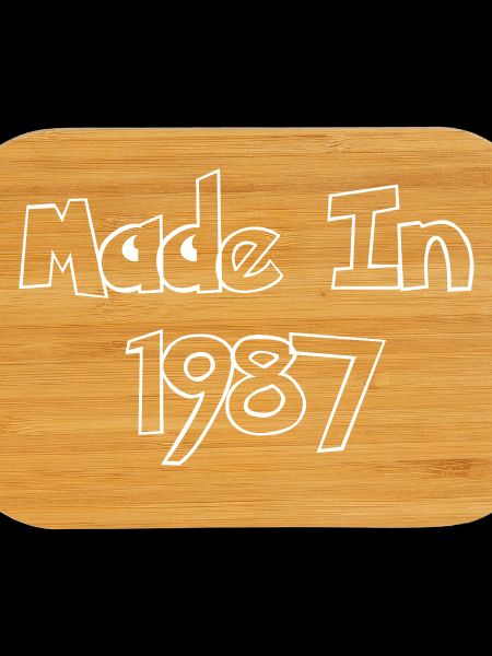 Made In 1987 Retro Sketch