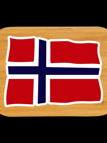 Norway Wavy flag Cross