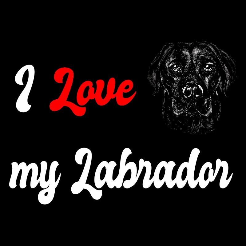 J'adore mon chien Labrador