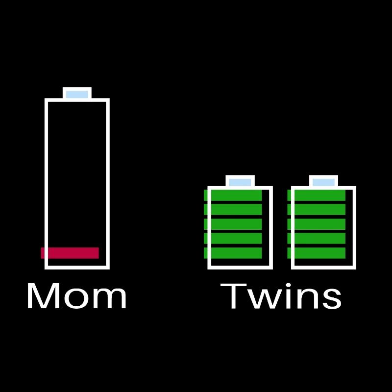 Mama mit Zwillingen – Batterieniveau
