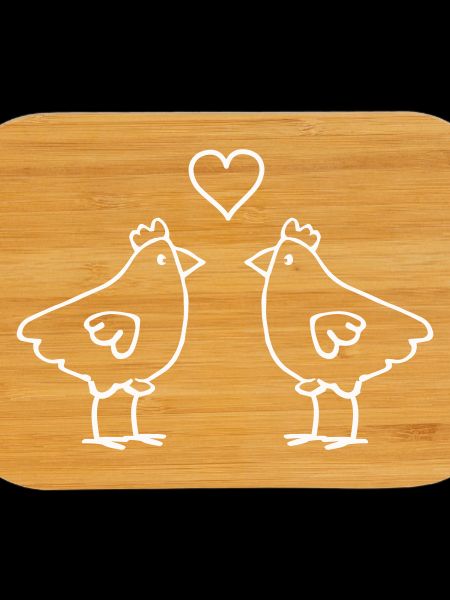 Vogelpaar mit Herzduo