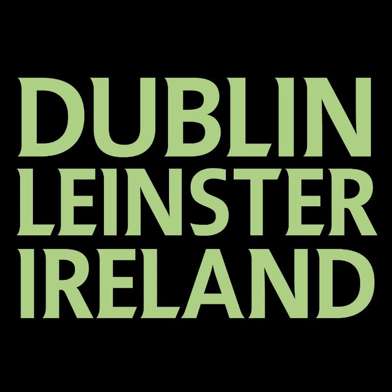 Dublin – Ireland Textdesign