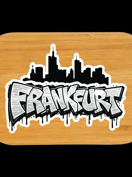 Frankfurt Skyline Graffiti
